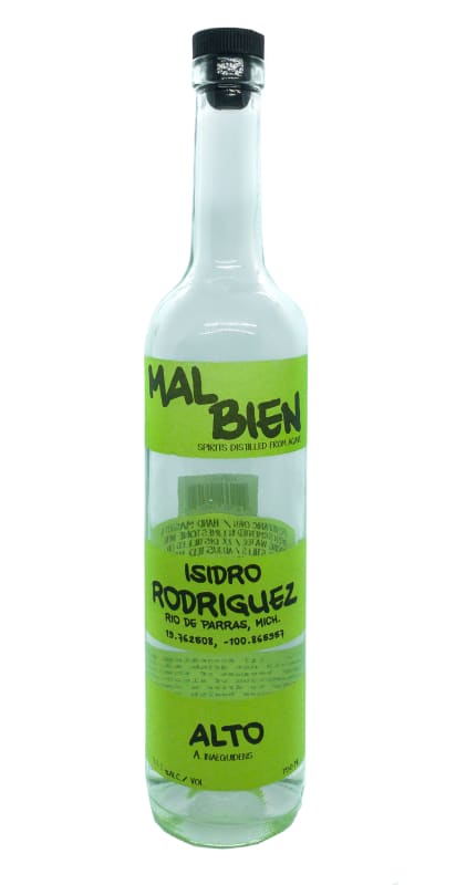 Mal Bien Alto Rodriguez Mezcal Front Bottle Shot