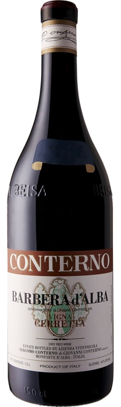 Giacomo Conterno Cerretta Barbera d'Alba 2018 Front Bottle Shot
