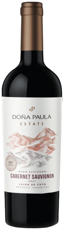 Dona Paula Estate Cabernet Sauvignon 2021 Front Bottle Shot