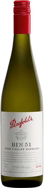 Penfolds Bin 51 Riesling 2016 Front Bottle Shot