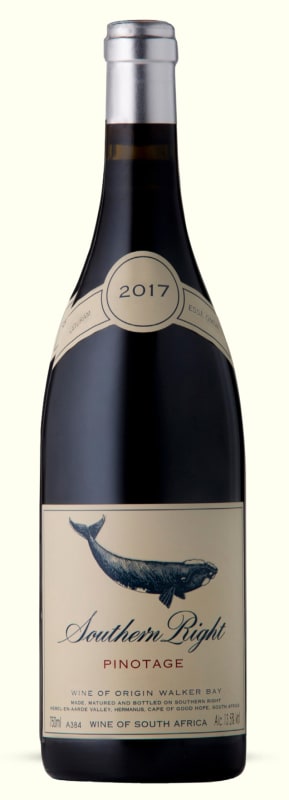Southern Right Pinotage 2017 Front Bottle Shot