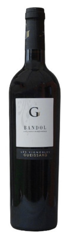 Gueissard Bandol Rouge 2016 Front Bottle Shot