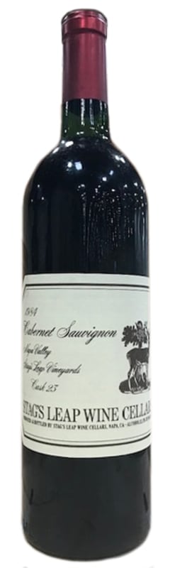Stag's Leap Wine Cellars Cask 23 Cabernet Sauvignon 1984 Front Bottle Shot