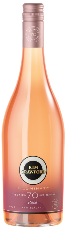 Kim Crawford Illuminate Rose 2020 Front Bottle Shot