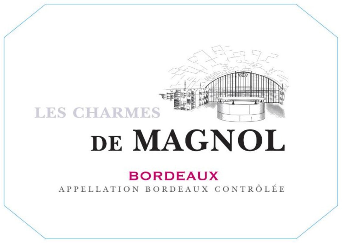 Chateau Magnol Les Charmes de Magnol 2015 Front Label