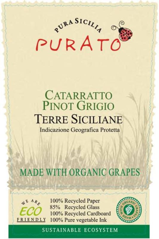 Feudo di Santa Tresa Purato Pinot Grigio 2017 Front Label