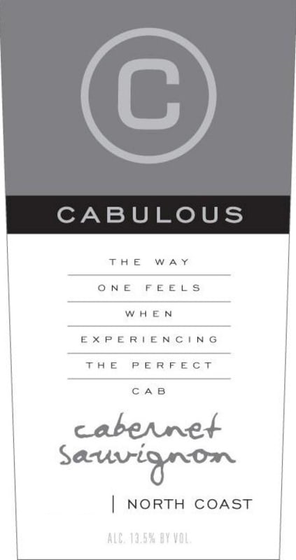 Cabulous North Coast Cabernet Sauvignon 2015 Front Label
