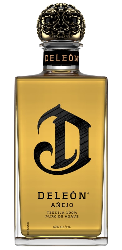 DeLeon Anejo Tequila Front Bottle Shot