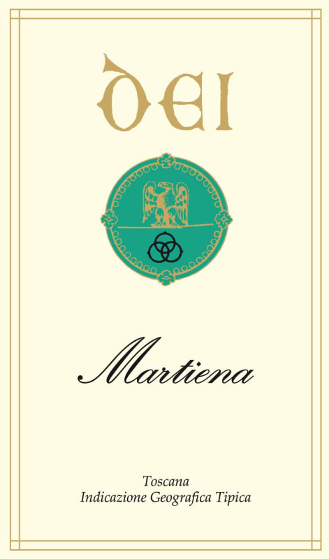 Dei Bianco di Martiena 2016 Front Label