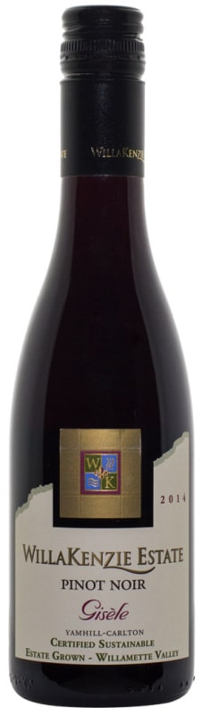WillaKenzie Estate Gisele Pinot Noir (375ML half-bottle) 2014 Front Bottle Shot