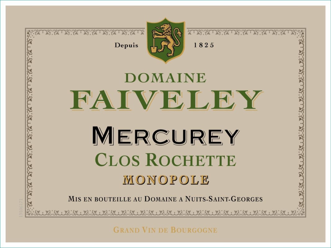 Faiveley Mercurey Clos Rochette Monopole Blanc 2004 Front Label
