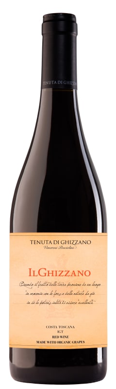Tenuta di Ghizzano Il Ghizzano Made with Organic Grapes 2018 Front Bottle Shot