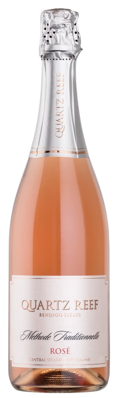 Quartz Reef Methode Traditionnelle Brut Rose Front Bottle Shot