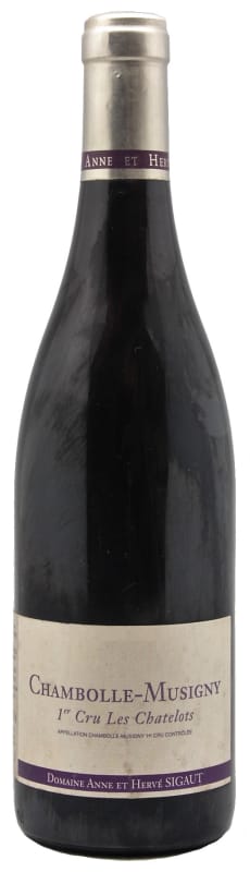 Domaine Sigaut Chambolle-Musigny Les Chatelots Premier Cru 2015 Front Bottle Shot