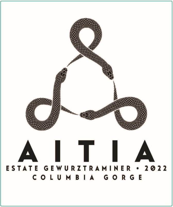 AITIA Estate Gewurztraminer 2022 Front Label