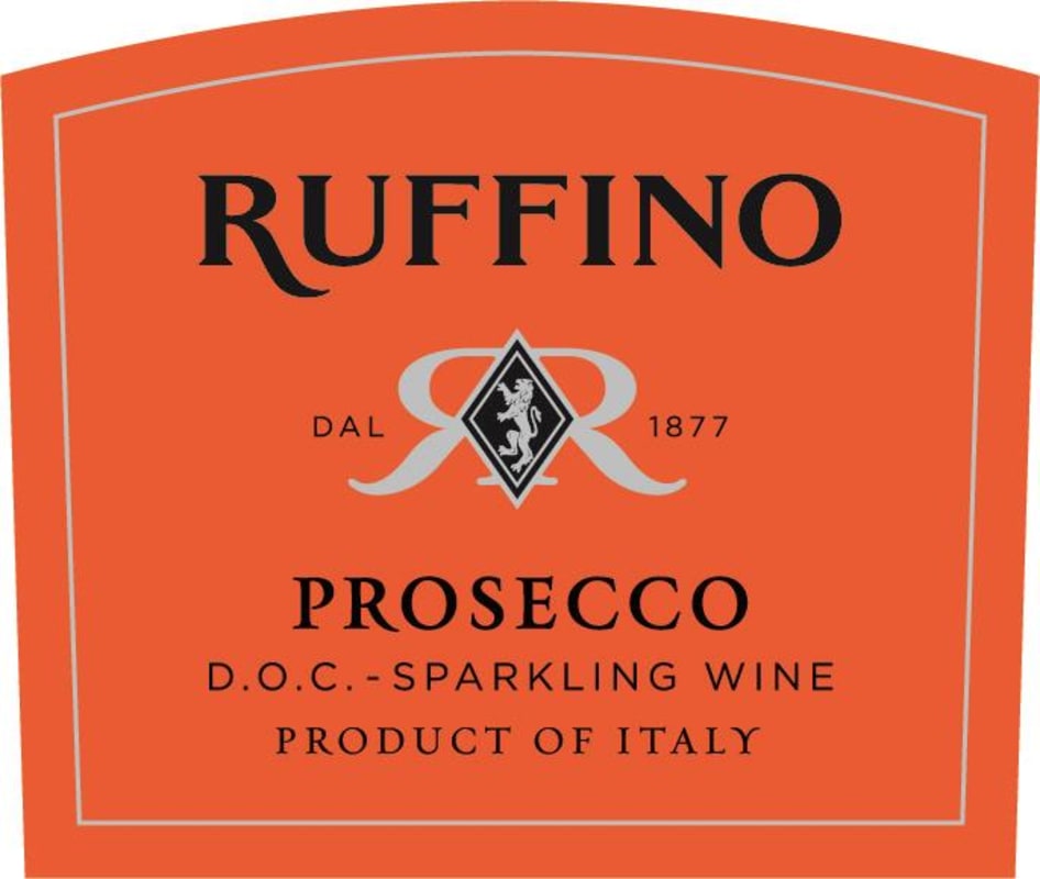 Ruffino Prosecco (187ML Split) Front Label