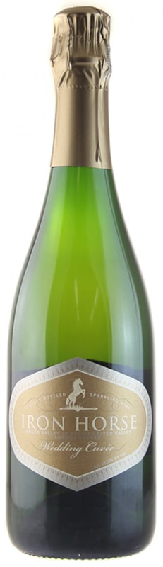 Iron Horse Wedding Cuvee 2014 Front Bottle Shot