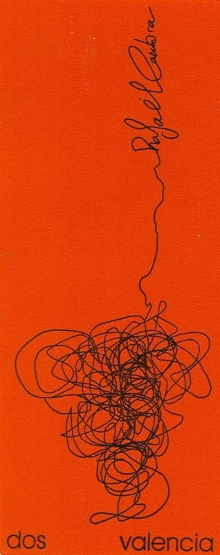 Rafael Cambra Valencia Dos 2015 Front Label