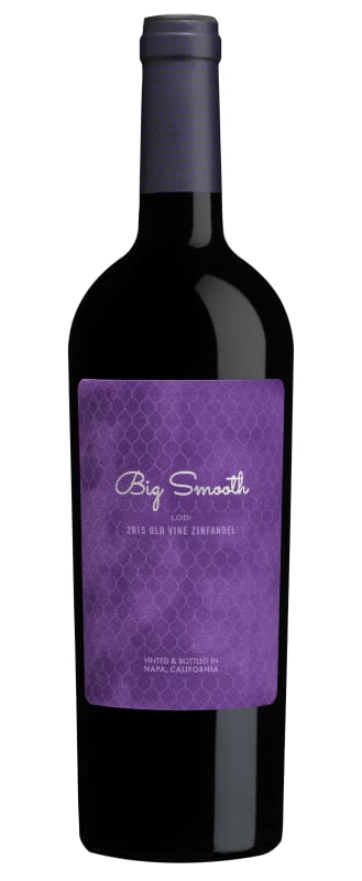 Big Smooth Old Vine Zinfandel 2015 Front Bottle Shot