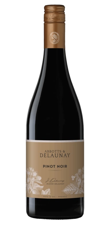 Abbotts & Delaunay Pinot Noir 2024 Front Bottle Shot