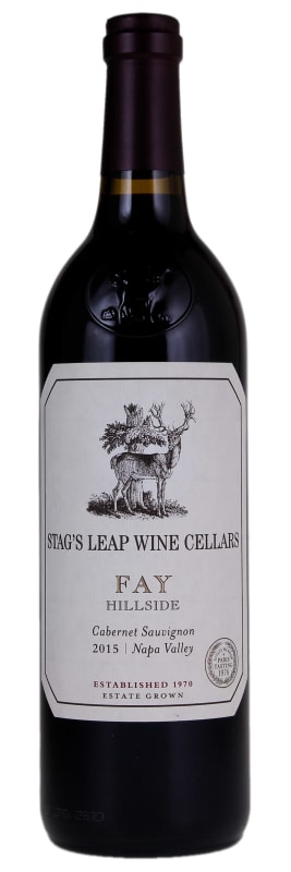 Stag's Leap Wine Cellars Fay Hillside Vineyard Cabernet Sauvignon 2015 Front Bottle Shot