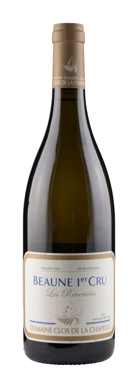 Domaine Clos de la Chapelle Beaune Les Reversees Premier Cru Blanc 2018 Front Bottle Shot