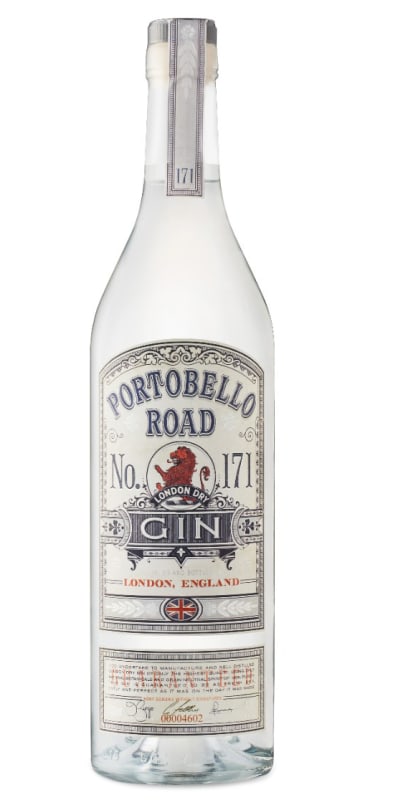 Portobello Road London Dry Gin (1 Liter) Front Bottle Shot