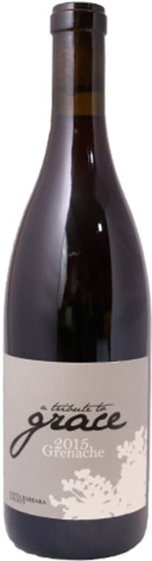 A Tribute to Grace Santa Barbara County Grenache 2015 Front Bottle Shot