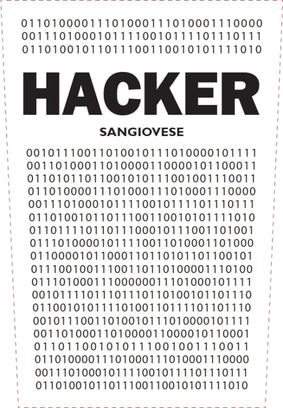 Ferro 13 Hacker Sangiovese 2016 Front Label
