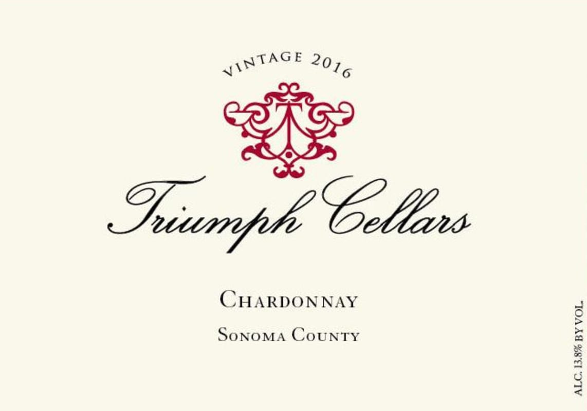 Triumph Cellars Chardonnay 2016 Front Label