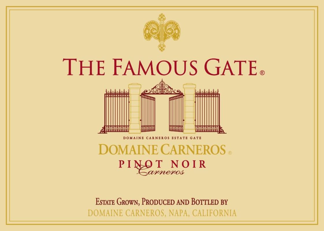 Domaine Carneros The Famous Gate Pinot Noir 2018 | Wine.com