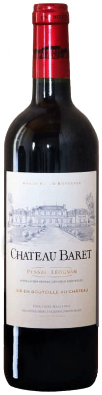 Chateau Baret 2015 Front Bottle Shot