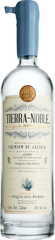 Tierra Noble Tequila Blanco (OK Kosher) Front Bottle Shot