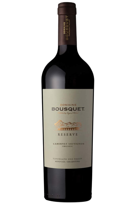 Domaine Bousquet Reserve Organic Cabernet Sauvignon 2022 Front Bottle Shot