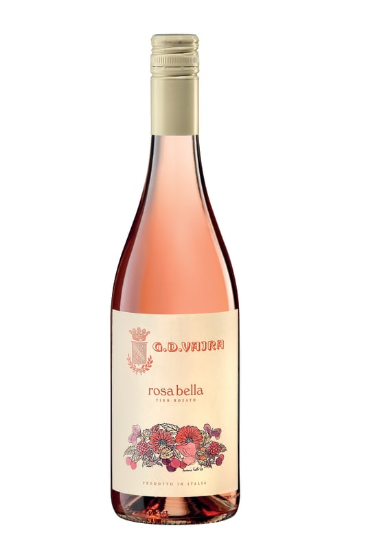 G.D. Vajra Rosabella Rosato 2020 Front Bottle Shot