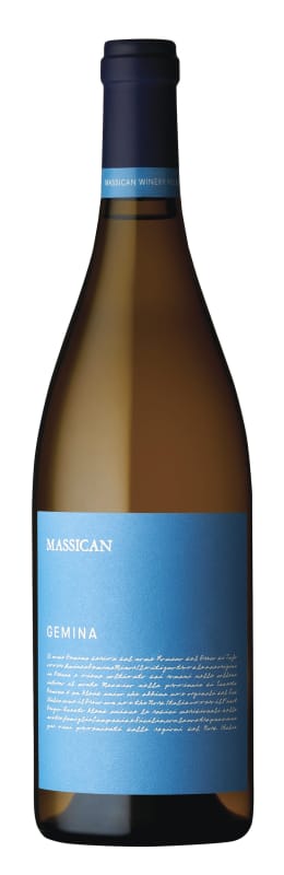 Massican Gemina White 2020 Front Bottle Shot