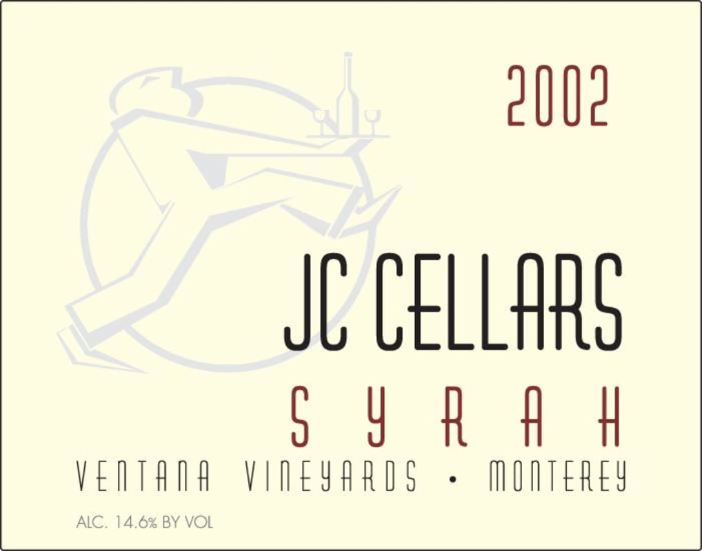 Jeff Cohn Cellars Ventana Vineyard Syrah 2002 Front Label