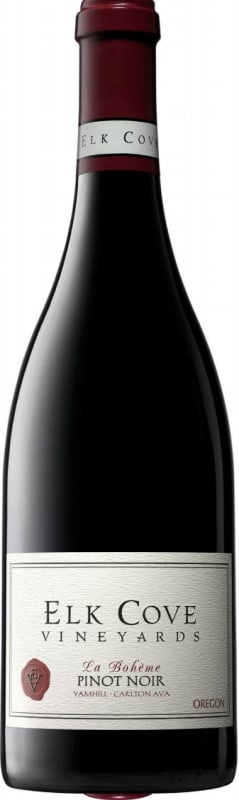 Elk Cove La Boheme Pinot Noir 2015 Front Bottle Shot