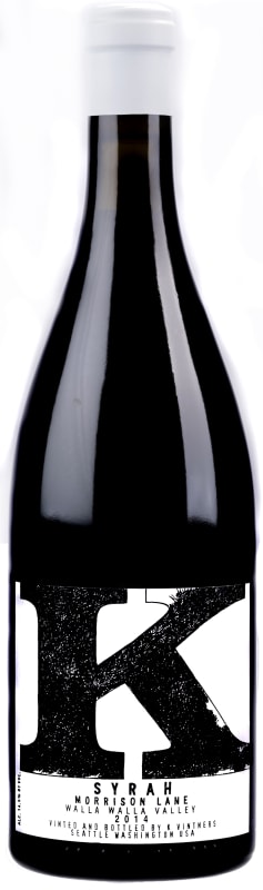 K Vintners Morrison Lane Syrah 2014 Front Bottle Shot