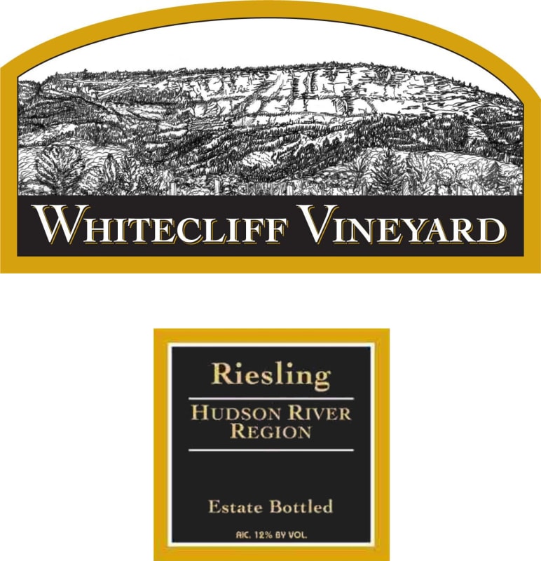 Whitecliff Vineyard & Winery Riesling 2012 Front Label