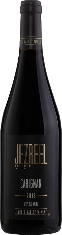 Jezreel Winery Carignan (OK Kosher) 2018 Front Bottle Shot