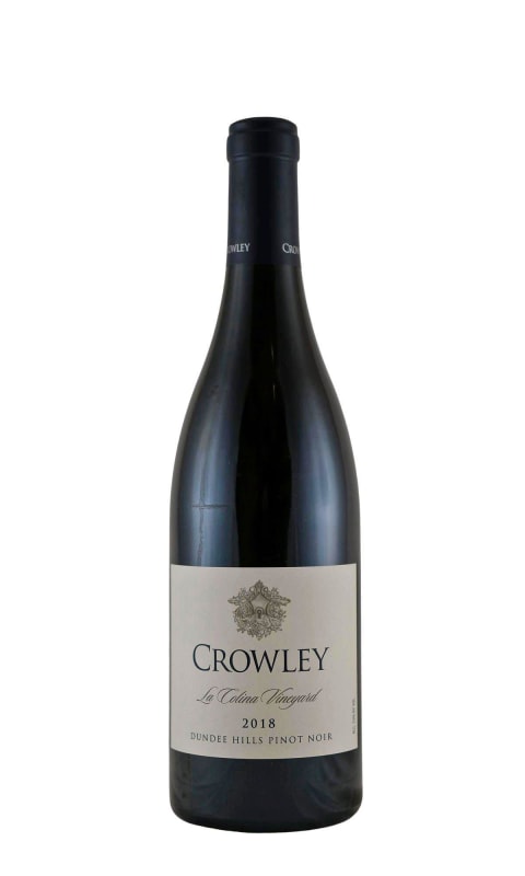 Crowley La Colina Vineyard Pinot Noir 2018 Front Bottle Shot
