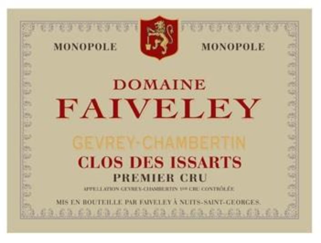 Faiveley Gevrey-Chambertin Clos des Issarts Premier Cru 2013 Front Label