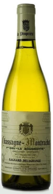 Gagnard-Delagrange Chassagne-Montrachet La Boudriotte Premier Cru 2016 Front Bottle Shot