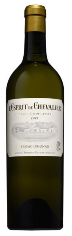 Domaine de Chevalier L'Esprit de Chevalier Blanc 2021 Front Bottle Shot