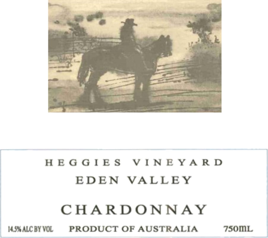 Yalumba Heggies Vineyard Chardonnay 2002 Front Label