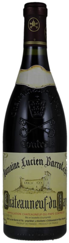 Lucien Barrot Chateauneuf-du-Pape 2015 Front Bottle Shot