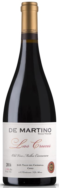 De Martino Las Cruces 2014 Front Bottle Shot