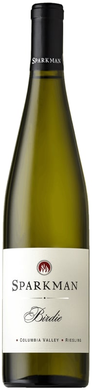 Sparkman Birdie Riesling 2017 Front Bottle Shot
