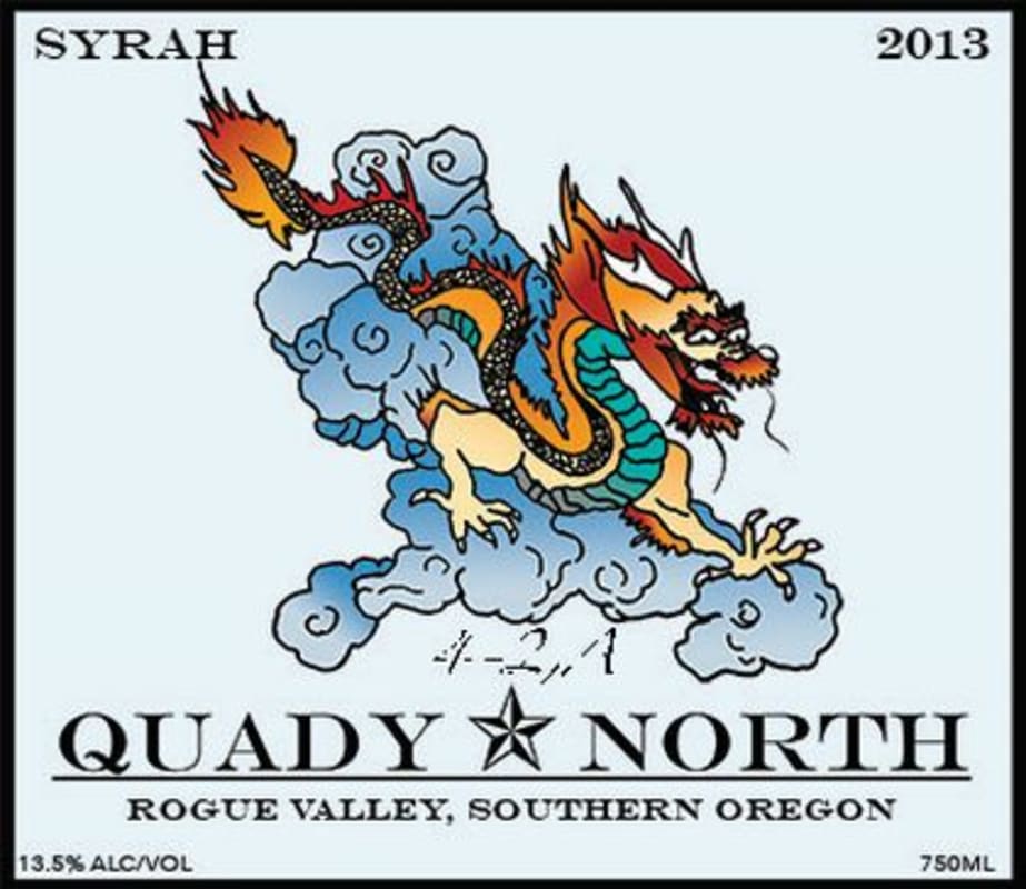 Quady North 4-2A Syrah 2013 Front Label